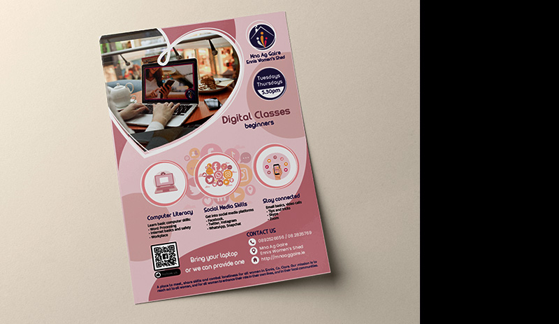Mna Ag Gaire - Women's Shed Flyers