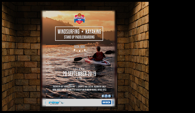 sports and Social poster